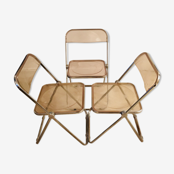 Plia chairs by Giancarlo Piretti for Castelli