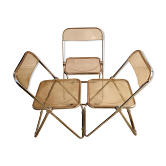 Plia chairs by Giancarlo Piretti for Castelli