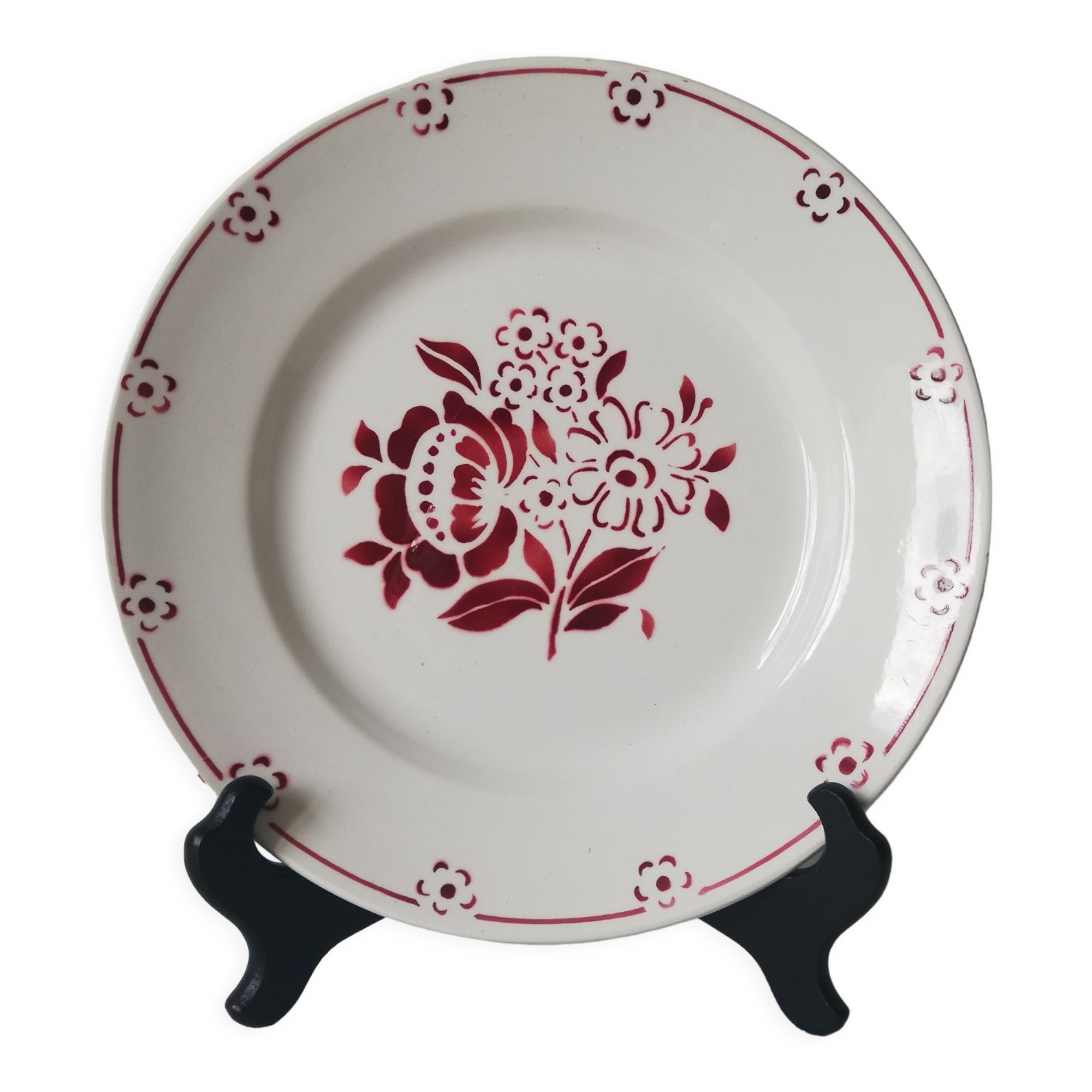 6 assiettes plates
