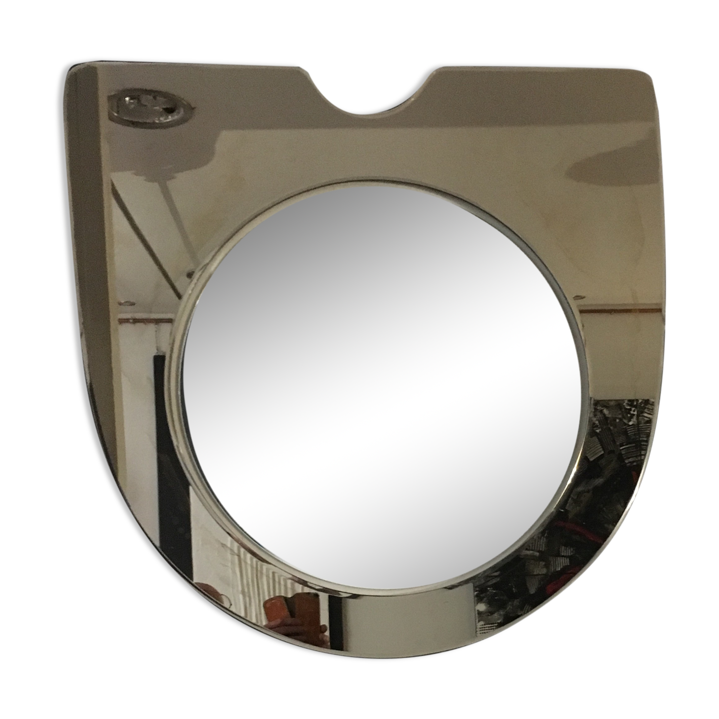 Mirror crystal art 60s, unusual shape 78x78 cm