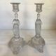 Pair of antique Catholic candlesticks