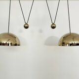 Suspension double Posa40 nickelée par Florian Schulz