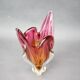 Art glass vase in pink and amber by Josef Hospodka, 1960s