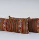 Set of 2 vintage kilim cushion covers 41x102 cm