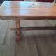 Table en chêne massif 205 cm – fabrication artisanale, pièce unique
