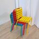 Lot de 5 chaises vintage Pop Art pour enfants : SLOG Croatie, années 1980