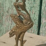 Antique bronze candlesticks