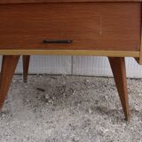 Vintage chiffonnier 1950 feet compass