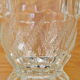 Mid-century glass vase,bohemia glass,1970