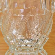 Vase en verre, verre de Bohême, années 1970
