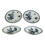 2 round dishes and 2 old Chardons model serving bowls by Gien