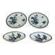2 round dishes and 2 old Chardons model serving bowls by Gien