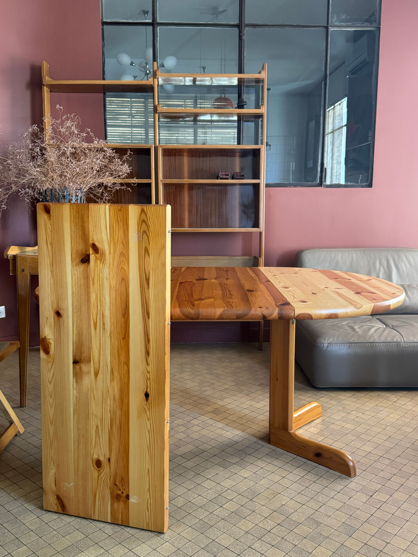 Table en pin massif