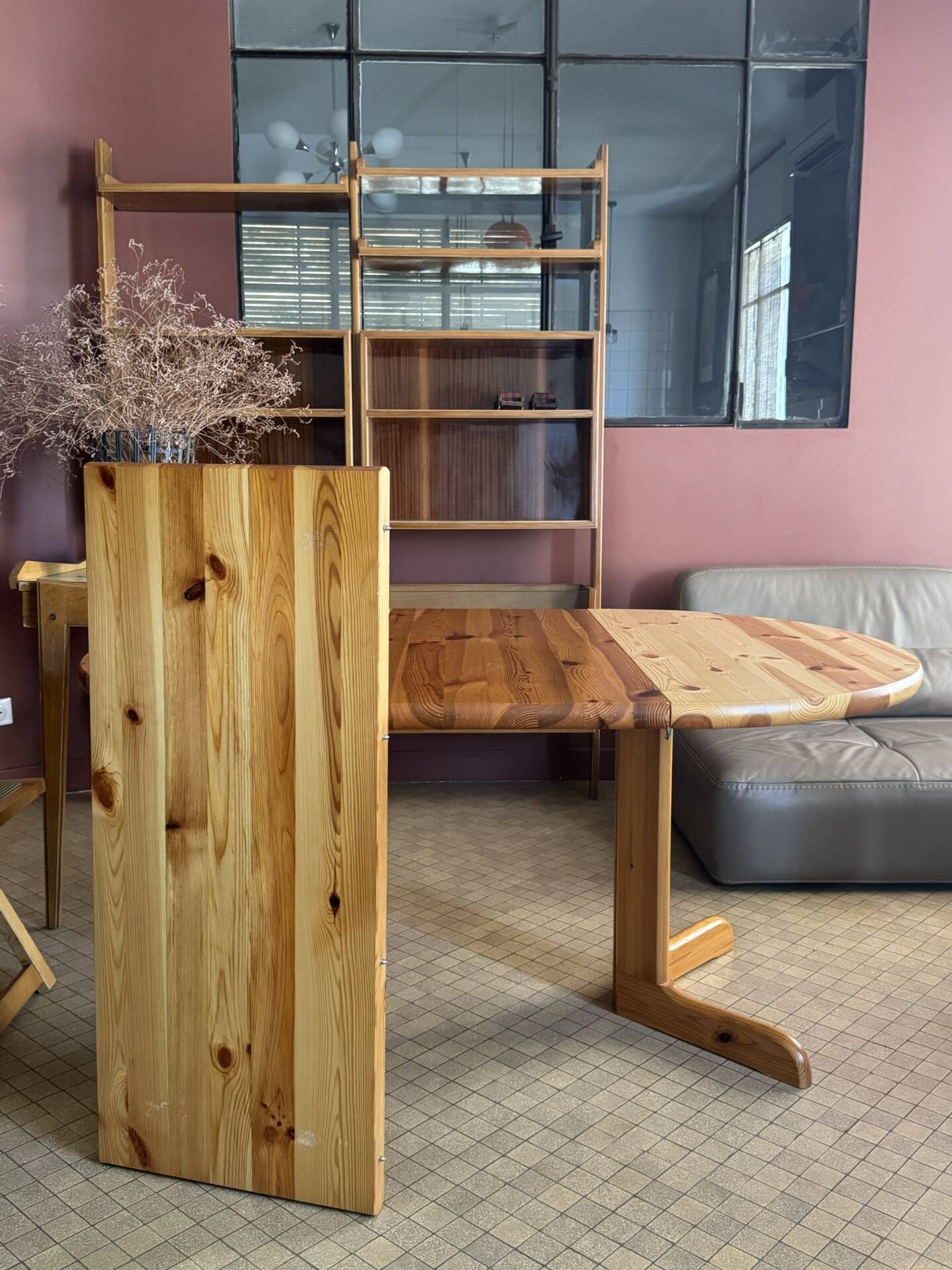 Table en pin massif