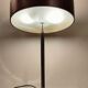 Retro lamp foot tulip and wooden lampshade