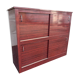 Vintage Partition Storage Unit – Organiser – Wooden Sliding Doors