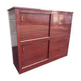 Vintage Partition Storage Unit – Organiser – Wooden Sliding Doors