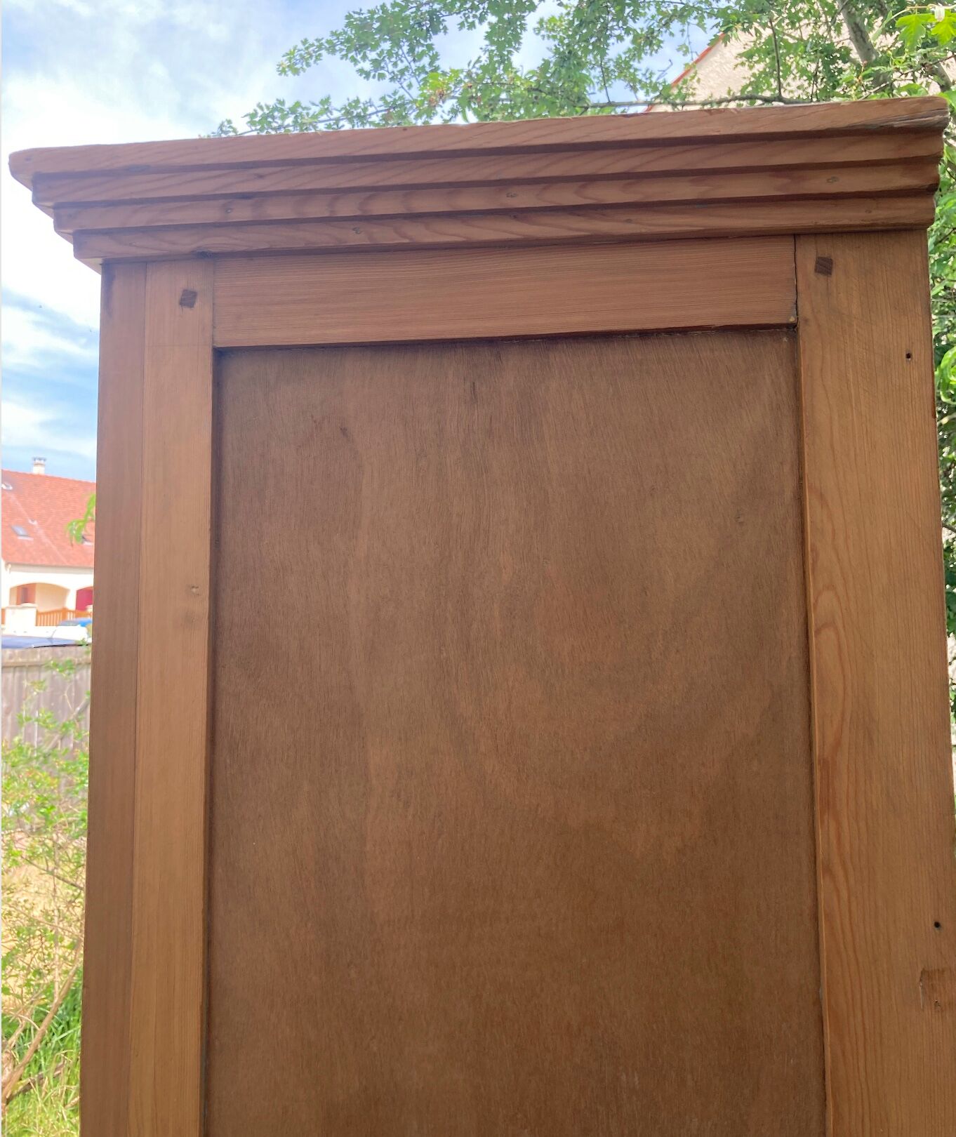 Vintage glazed Parisian wardrobe