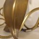 Luster "foliage" brass and gold metal 1970