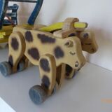 Wooden hitch toy