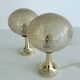 Pair Vintage Space Age table lamps, 1970s,