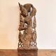 Carved Wood Panel Apsara Dancer Thailand Bali Mural Mukata Devata 19th Century