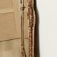 Antique mirror with rococo-style pareclose, in gilded wood, 19th century