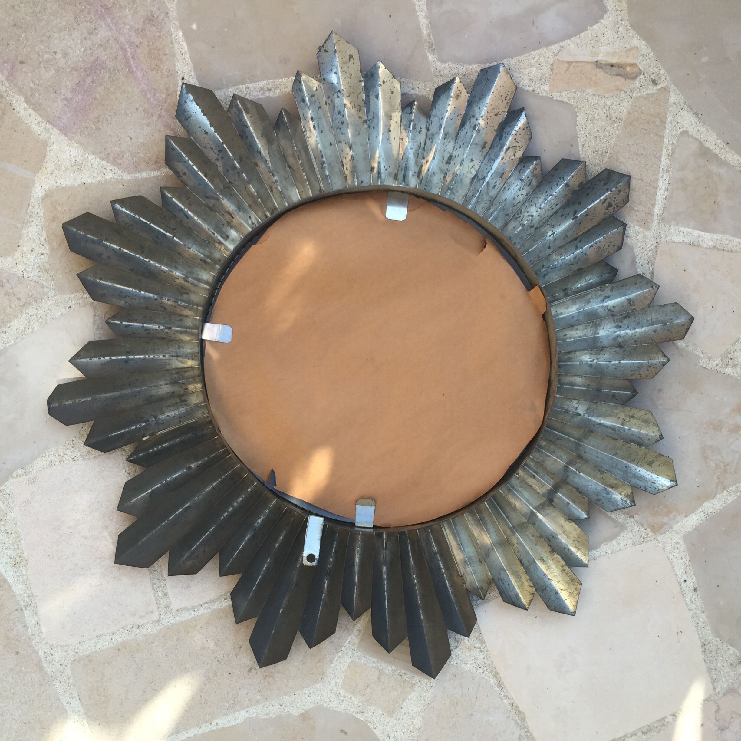 Metal sun mirror - 75 cm in diameter