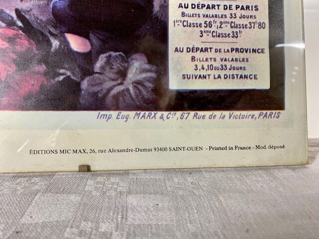 SNCF poster on the Emerald Coast