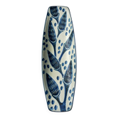 Decorative stoneware plate by Søholm designed by Einar Johansen, Denmark, 1970s.