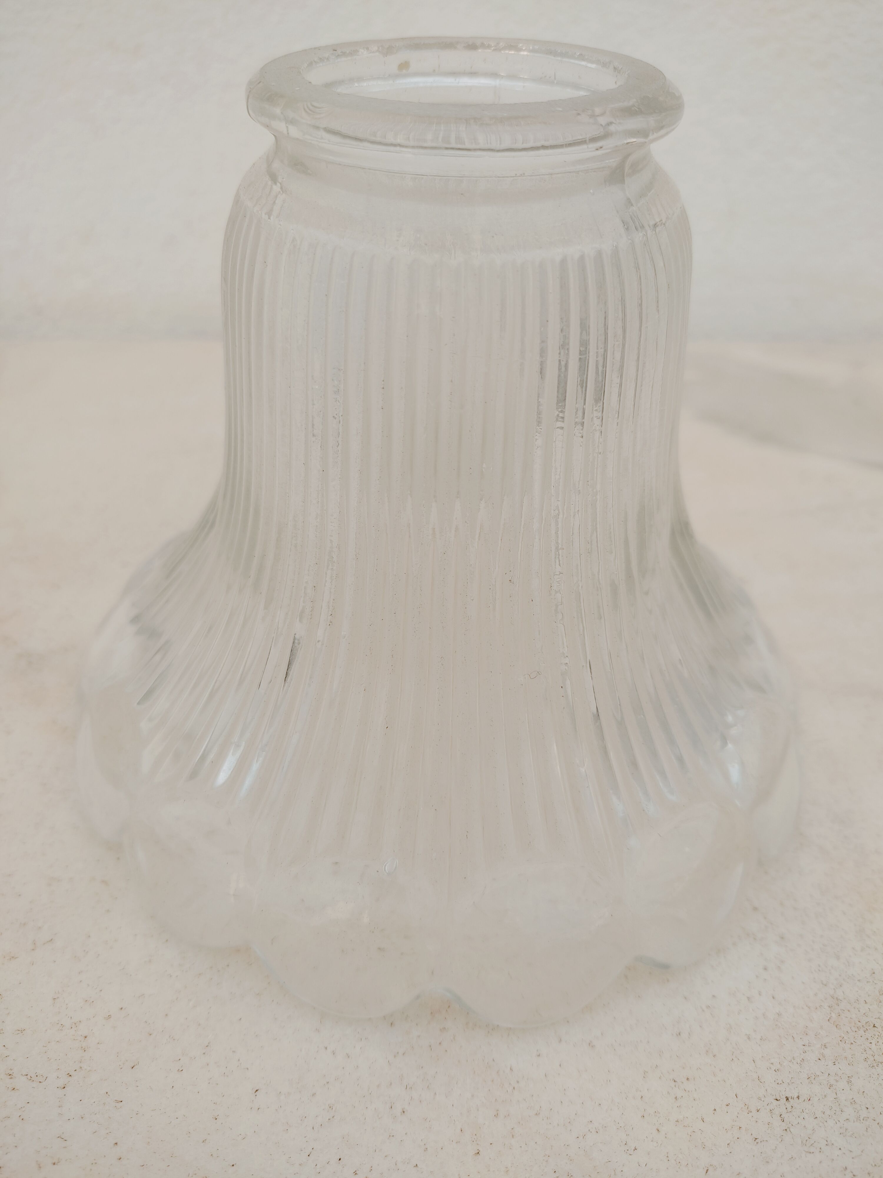 Glass holophanous tulip