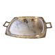 Silver metal tray