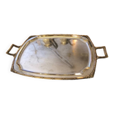 Silver metal tray