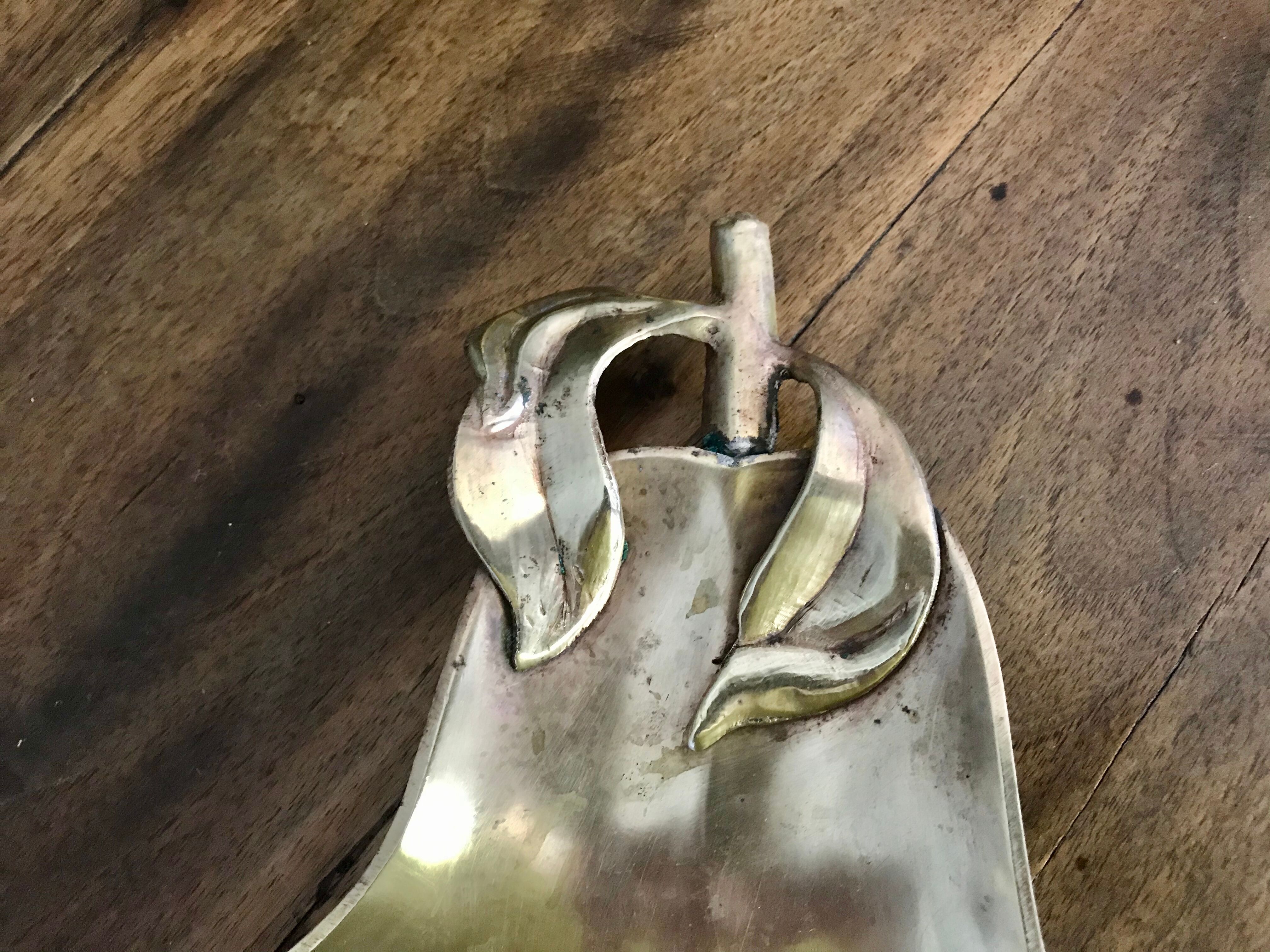 Brass pear catchall