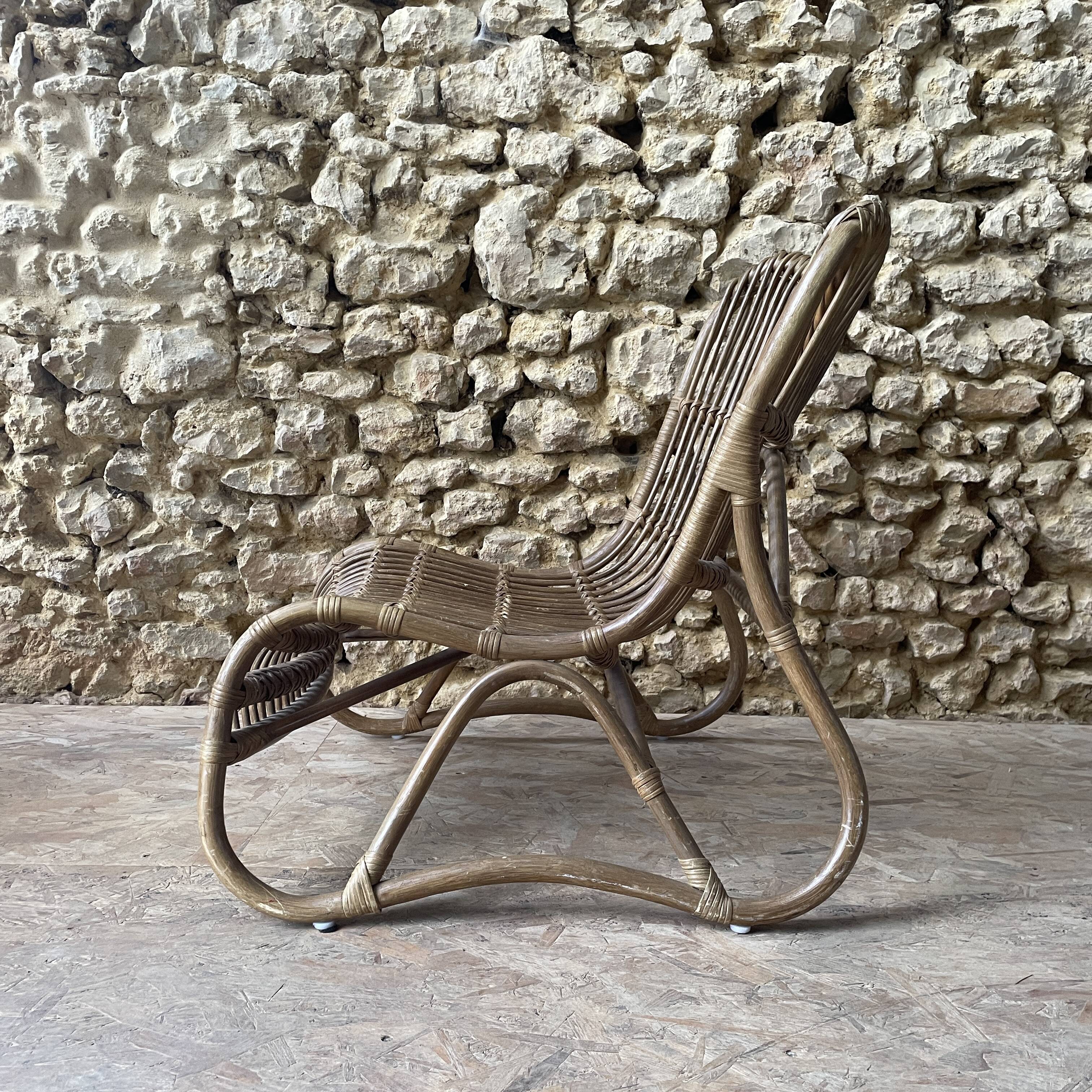 Reed armchair
