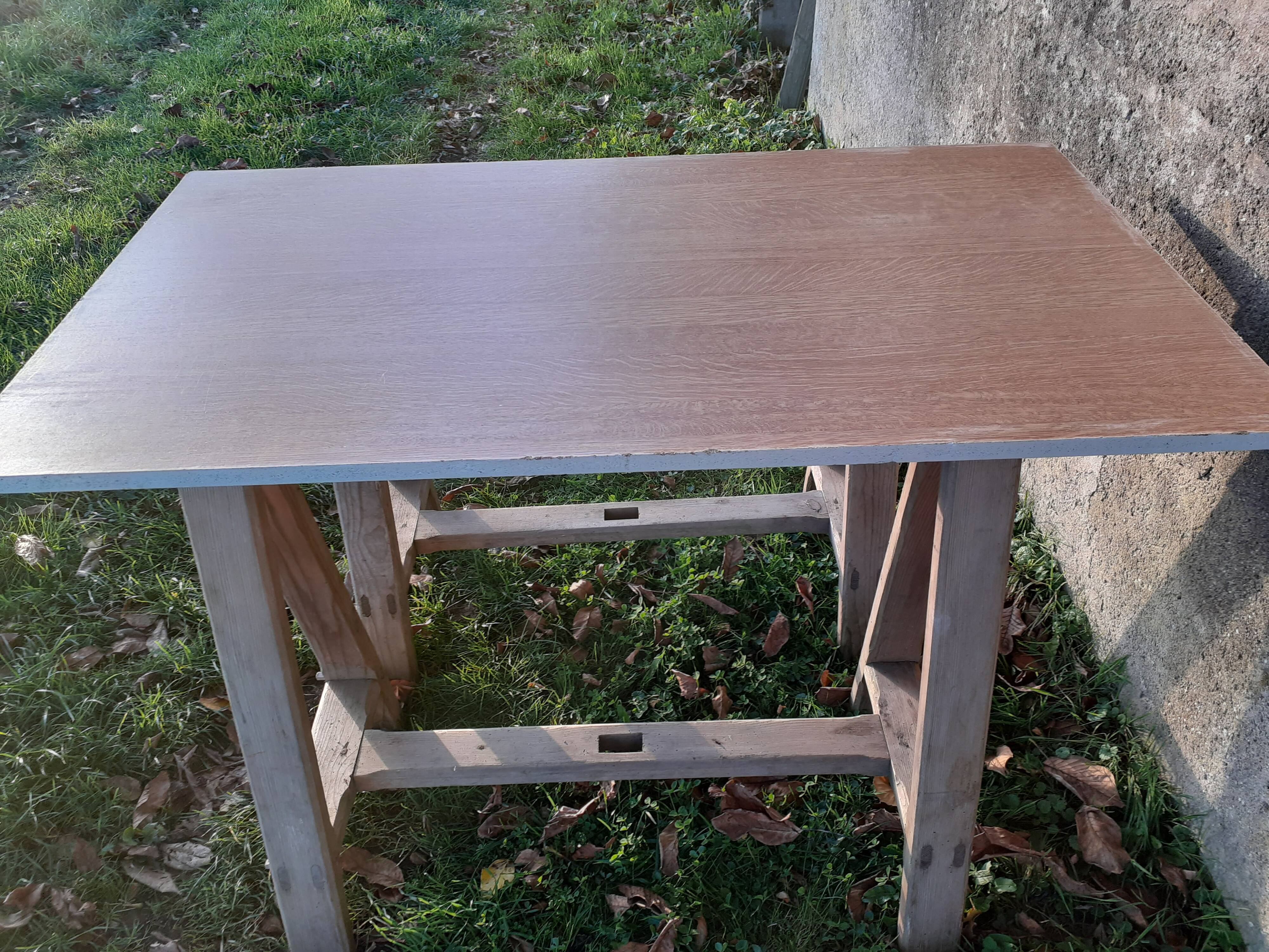 Vintage trestle desk
