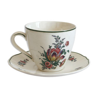 Vintage earthenware cup "Alt Strassburg" or "Vieux Strasbourg" Villeroy & Boch