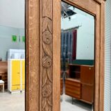 Art Deco oak wardrobe with mirrors (refurbished)