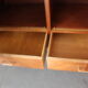 Vintage oak buffet and ceramic 1950