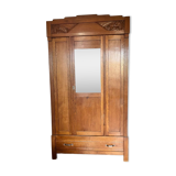 Art deco cabinet raw wood