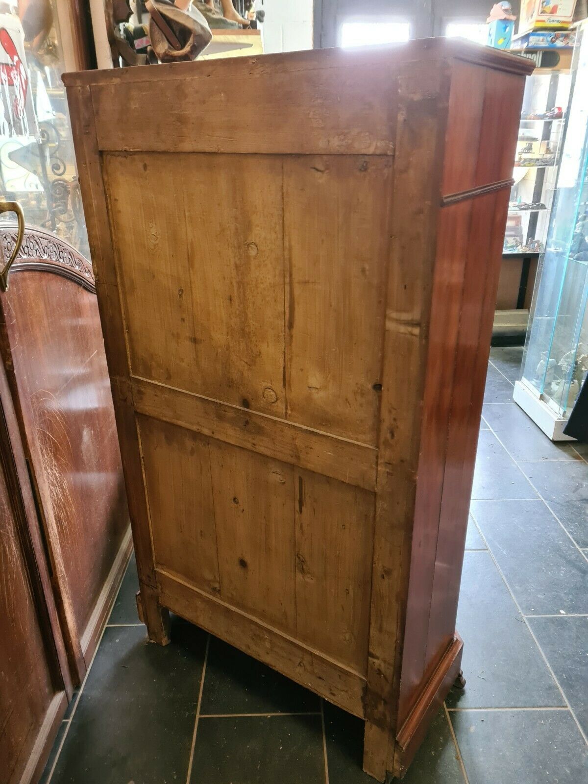 Mahogany semainier furniture louis philippe style 19th