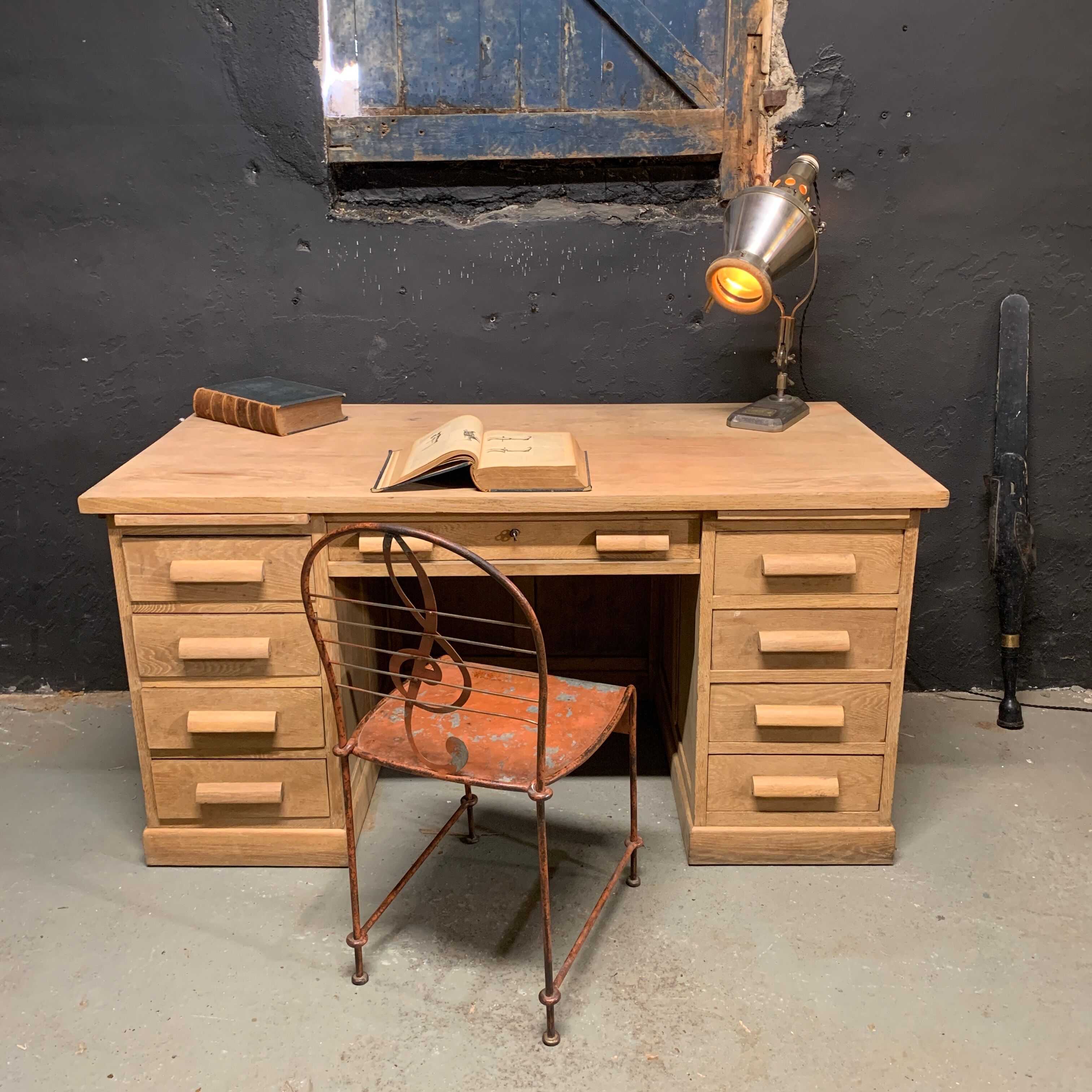 So-called American style minister's office in oak 1930
