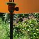 Lampadaire fer forgé avec porte plantes années 50/60