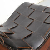 1950s chair in leather, Pierre Lottier