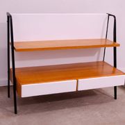Fully renovated mid century bookshelf by Tatra, 1960s, Czechoslovakia