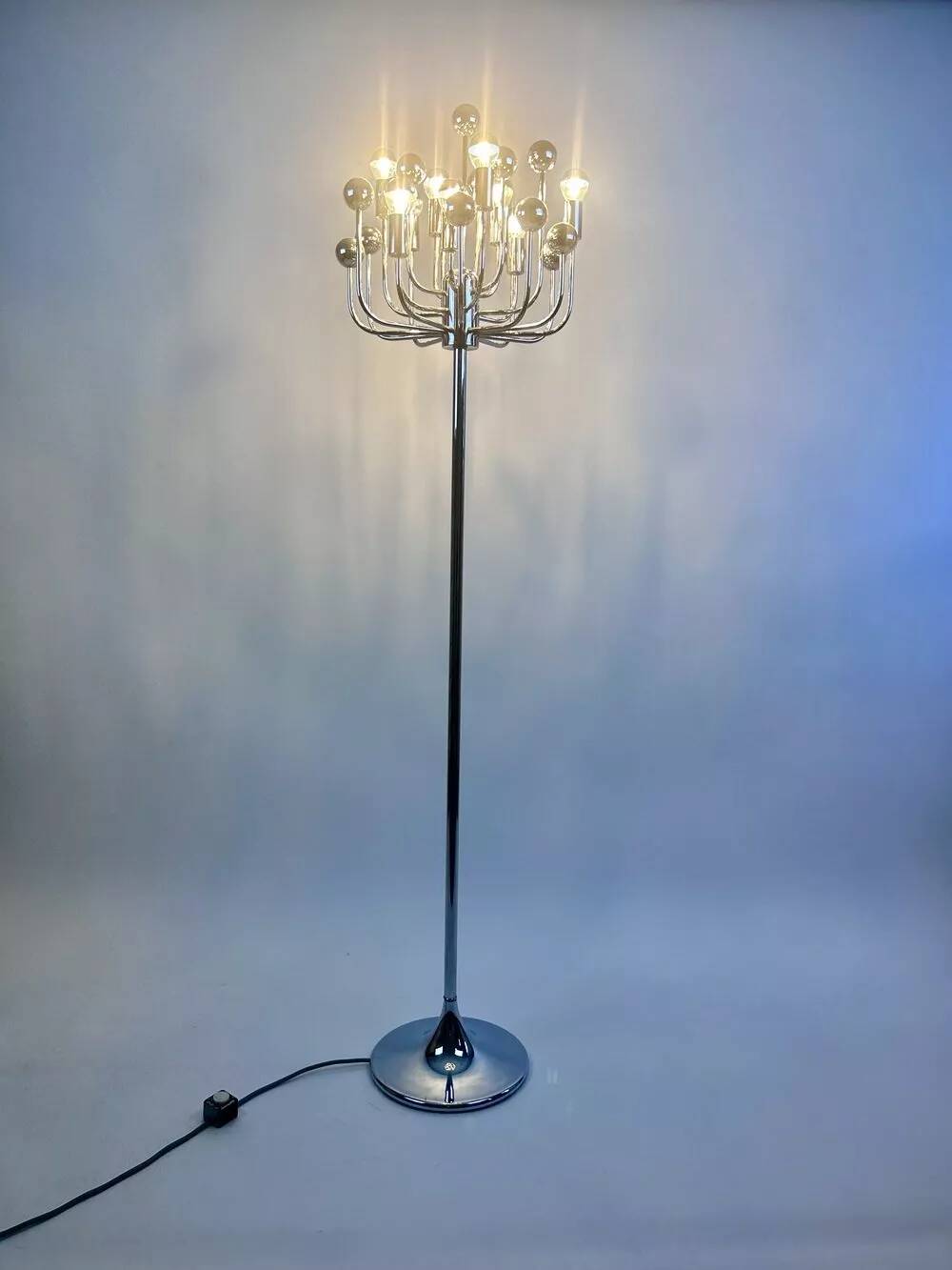Vintage floor lamp by Sciolari for Boulanger - 1960s