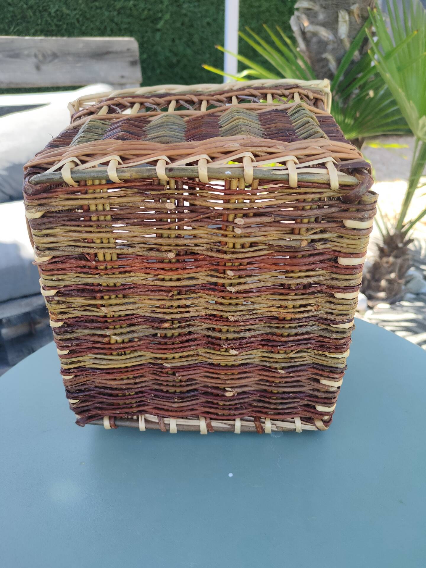 Vintage wicker basket