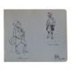 Dessin a l'encre de chine vers 1910