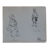 Dessin a l'encre de chine vers 1910