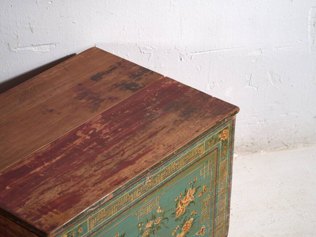 Antique Chinese pine wood chest – China, circa 1930